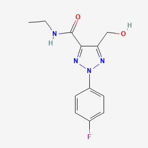 N-ethyl-2-(4-fluorophenyl)-5-(hydroxymethyl)-2H-1,2,3-triazole-4-carboxamide