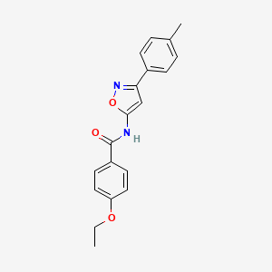 4-ethoxy-N-[3-(4-methylphenyl)-1,2-oxazol-5-yl]benzamide