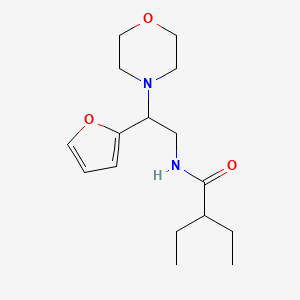 2-ethyl-N-[2-(furan-2-yl)-2-(morpholin-4-yl)ethyl]butanamide