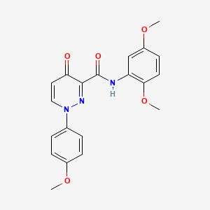 N-(2,5-dimethoxyphenyl)-1-(4-methoxyphenyl)-4-oxo-1,4-dihydropyridazine-3-carboxamide