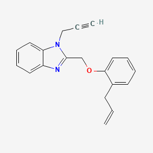 2-{[2-(prop-2-en-1-yl)phenoxy]methyl}-1-(prop-2-yn-1-yl)-1H-benzimidazole