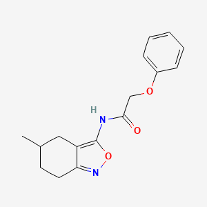 N-(5-methyl-4,5,6,7-tetrahydro-2,1-benzoxazol-3-yl)-2-phenoxyacetamide