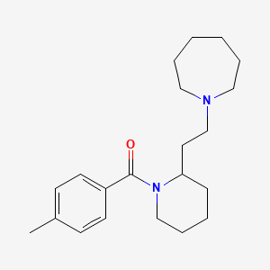 1-{2-[1-(4-Methylbenzoyl)piperidin-2-yl]ethyl}azepane