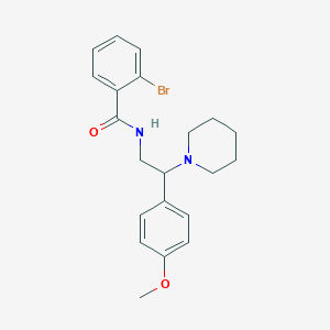 2-bromo-N-[2-(4-methoxyphenyl)-2-(piperidin-1-yl)ethyl]benzamide