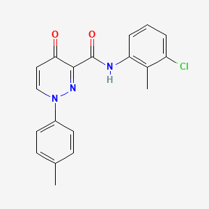 N-(3-chloro-2-methylphenyl)-1-(4-methylphenyl)-4-oxo-1,4-dihydropyridazine-3-carboxamide