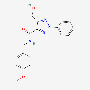 5-(hydroxymethyl)-N-(4-methoxybenzyl)-2-phenyl-2H-1,2,3-triazole-4-carboxamide