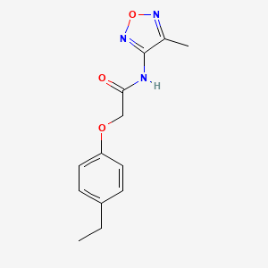 2-(4-ethylphenoxy)-N-(4-methyl-1,2,5-oxadiazol-3-yl)acetamide