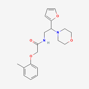 N-(2-(furan-2-yl)-2-morpholinoethyl)-2-(o-tolyloxy)acetamide