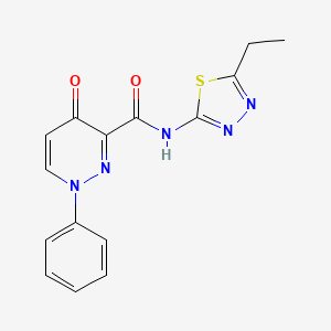 N-(5-ethyl-1,3,4-thiadiazol-2-yl)-4-oxo-1-phenyl-1,4-dihydropyridazine-3-carboxamide