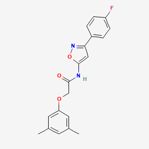 2-(3,5-dimethylphenoxy)-N-[3-(4-fluorophenyl)-1,2-oxazol-5-yl]acetamide