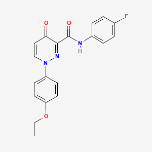 1-(4-ethoxyphenyl)-N-(4-fluorophenyl)-4-oxo-1,4-dihydropyridazine-3-carboxamide