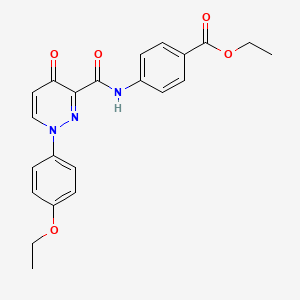 Ethyl 4-({[1-(4-ethoxyphenyl)-4-oxo-1,4-dihydropyridazin-3-yl]carbonyl}amino)benzoate