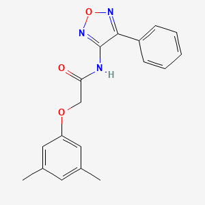 2-(3,5-dimethylphenoxy)-N-(4-phenyl-1,2,5-oxadiazol-3-yl)acetamide