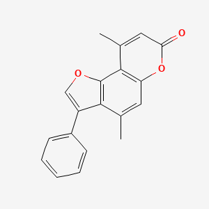 4,9-dimethyl-3-phenyl-7H-furo[2,3-f]chromen-7-one