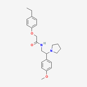 2-(4-ethylphenoxy)-N-[2-(4-methoxyphenyl)-2-(pyrrolidin-1-yl)ethyl]acetamide