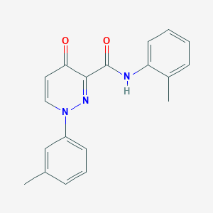 N-(2-methylphenyl)-1-(3-methylphenyl)-4-oxo-1,4-dihydropyridazine-3-carboxamide