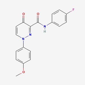 N-(4-fluorophenyl)-1-(4-methoxyphenyl)-4-oxo-1,4-dihydropyridazine-3-carboxamide