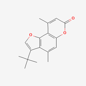 3-tert-butyl-4,9-dimethyl-7H-furo[2,3-f]chromen-7-one