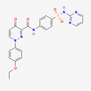 1-(4-ethoxyphenyl)-4-oxo-N-[4-(pyrimidin-2-ylsulfamoyl)phenyl]-1,4-dihydropyridazine-3-carboxamide