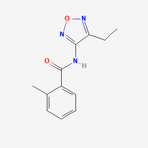 N-(4-ethyl-1,2,5-oxadiazol-3-yl)-2-methylbenzamide