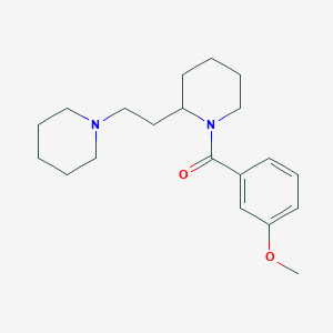 (3-Methoxyphenyl){2-[2-(piperidin-1-yl)ethyl]piperidin-1-yl}methanone