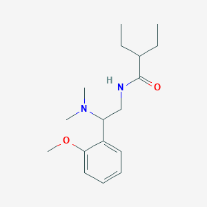 N-[2-(dimethylamino)-2-(2-methoxyphenyl)ethyl]-2-ethylbutanamide