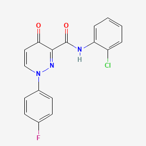 N-(2-chlorophenyl)-1-(4-fluorophenyl)-4-oxo-1,4-dihydropyridazine-3-carboxamide