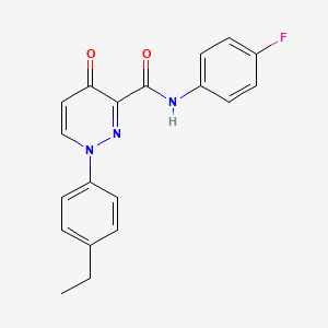 1-(4-ethylphenyl)-N-(4-fluorophenyl)-4-oxo-1,4-dihydropyridazine-3-carboxamide