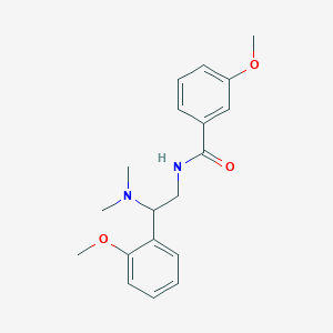 N-[2-(dimethylamino)-2-(2-methoxyphenyl)ethyl]-3-methoxybenzamide