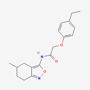 2-(4-ethylphenoxy)-N-(5-methyl-4,5,6,7-tetrahydro-2,1-benzoxazol-3-yl)acetamide