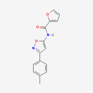 N-[3-(4-methylphenyl)-1,2-oxazol-5-yl]furan-2-carboxamide