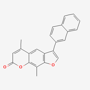 5,9-dimethyl-3-(2-naphthyl)-7H-furo[3,2-g]chromen-7-one