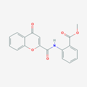 methyl 2-{[(4-oxo-4H-chromen-2-yl)carbonyl]amino}benzoate