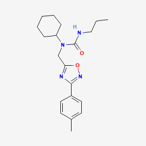 1-Cyclohexyl-1-{[3-(4-methylphenyl)-1,2,4-oxadiazol-5-yl]methyl}-3-propylurea