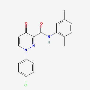 1-(4-chlorophenyl)-N-(2,5-dimethylphenyl)-4-oxo-1,4-dihydropyridazine-3-carboxamide