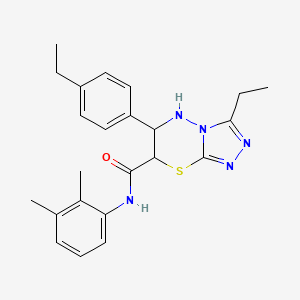 N-(2,3-dimethylphenyl)-3-ethyl-6-(4-ethylphenyl)-6,7-dihydro-5H-[1,2,4]triazolo[3,4-b][1,3,4]thiadiazine-7-carboxamide