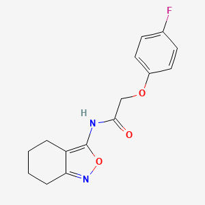 2-(4-fluorophenoxy)-N-(4,5,6,7-tetrahydro-2,1-benzoxazol-3-yl)acetamide