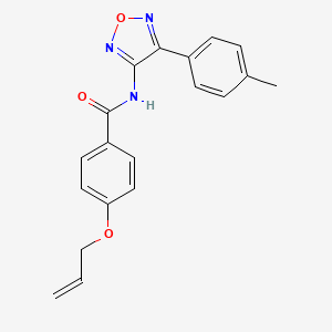 N-[4-(4-methylphenyl)-1,2,5-oxadiazol-3-yl]-4-(prop-2-en-1-yloxy)benzamide