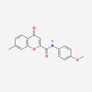 N-(4-methoxyphenyl)-7-methyl-4-oxo-4H-chromene-2-carboxamide