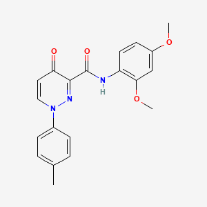 N-(2,4-dimethoxyphenyl)-1-(4-methylphenyl)-4-oxo-1,4-dihydropyridazine-3-carboxamide