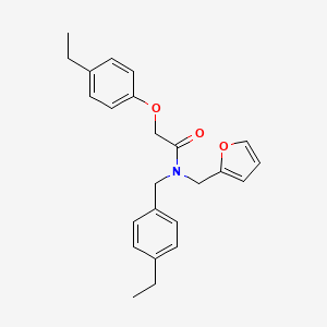 N-(4-ethylbenzyl)-2-(4-ethylphenoxy)-N-(furan-2-ylmethyl)acetamide