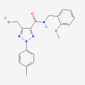 5-(hydroxymethyl)-N-(2-methoxybenzyl)-2-(4-methylphenyl)-2H-1,2,3-triazole-4-carboxamide