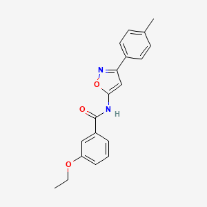 3-ethoxy-N-[3-(4-methylphenyl)-1,2-oxazol-5-yl]benzamide