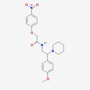 N-[2-(4-methoxyphenyl)-2-(piperidin-1-yl)ethyl]-2-(4-nitrophenoxy)acetamide