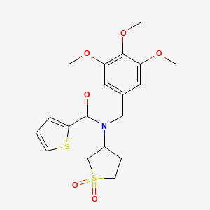 N-(1,1-dioxidotetrahydrothiophen-3-yl)-N-(3,4,5-trimethoxybenzyl)thiophene-2-carboxamide