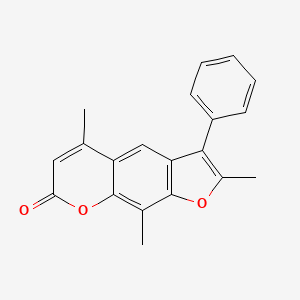 2,5,9-trimethyl-3-phenyl-7H-furo[3,2-g]chromen-7-one