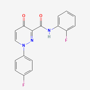 N-(2-fluorophenyl)-1-(4-fluorophenyl)-4-oxo-1,4-dihydropyridazine-3-carboxamide