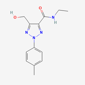 N-ethyl-5-(hydroxymethyl)-2-(4-methylphenyl)-2H-1,2,3-triazole-4-carboxamide