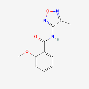 2-methoxy-N-(4-methyl-1,2,5-oxadiazol-3-yl)benzamide