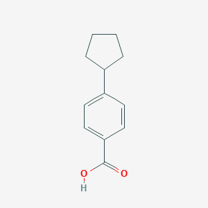 molecular formula C12H14O2 B011385 4-环戊基苯甲酸 CAS No. 19936-22-2